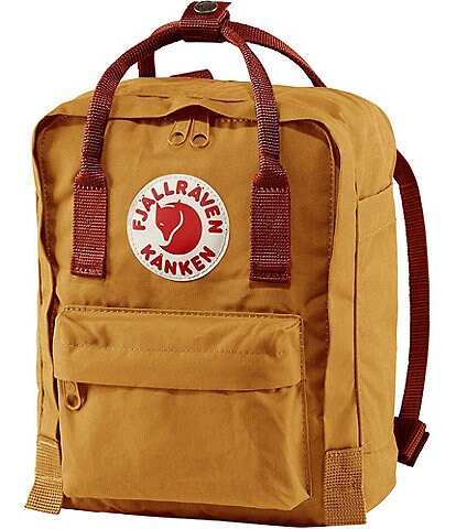 Fjallraven Contrast Handle Mini Patch Logo Kanken Multicolor Water-Resistant Backpack
