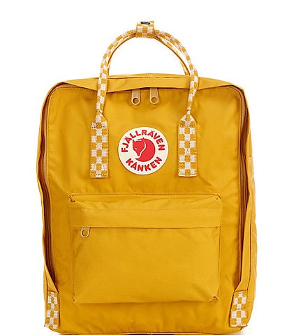 Fjallraven Patch Logo Kanken Chess Colorblock Handles Water-Resistant Backpack