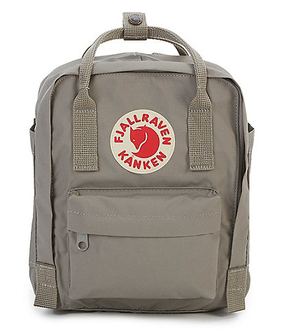 Fjallraven Solid Mini Patch Logo Kanken Water-Resistant Convertible Backpack