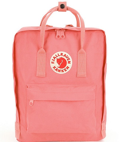 Fjallraven Patch Logo Kanken Water-Resistant Cotton Zipper Convertible Backpack