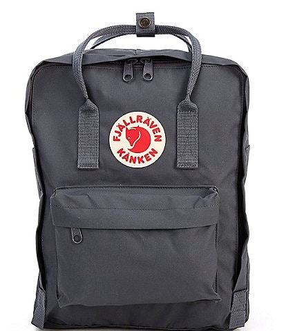 Fjallraven Patch Logo Kanken Water-Resistant Cotton Zipper Convertible Backpack