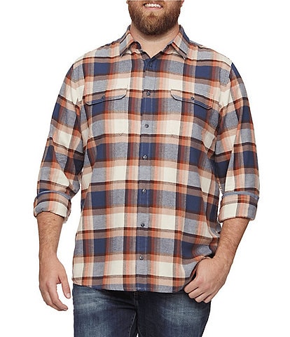 Flag And Anthem Big & Tall Peters Flannel Long-Sleeve Woven Shirt