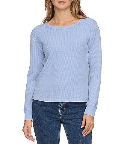 Flag and Anthem Fayston Long Sleeve Waffle Knit Top