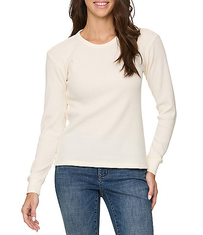 Flag and Anthem Fayston Long Sleeve Waffle Knit Top