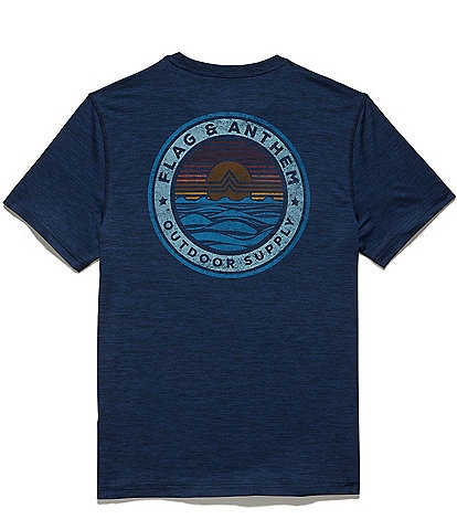 Flag and Anthem Heritage Short Sleeve Logo Heritage Sunset T-Shirt