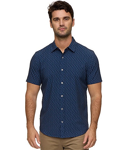 Flag and Anthem Howes MadeFlex UPF Performance Flag Print Short Sleeve Shirt