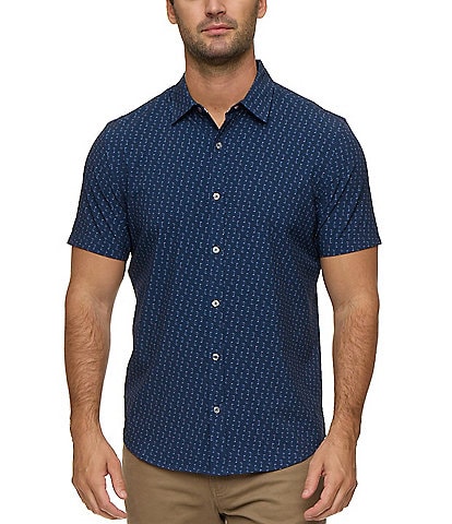 Flag and Anthem Howes MadeFlex UPF Performance Flag Print Short Sleeve Shirt