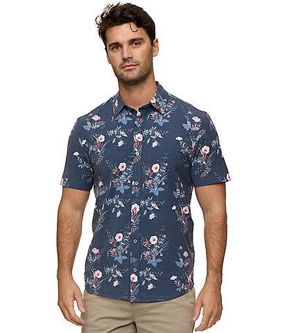 Flag and Anthem Milligan UPF Performance Floral Short Sleeve Shirt