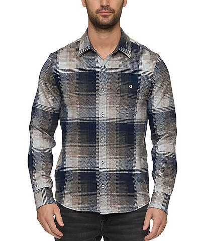 Flag and Anthem Norris Performance Printed Long Sleeve Flannel Shirt