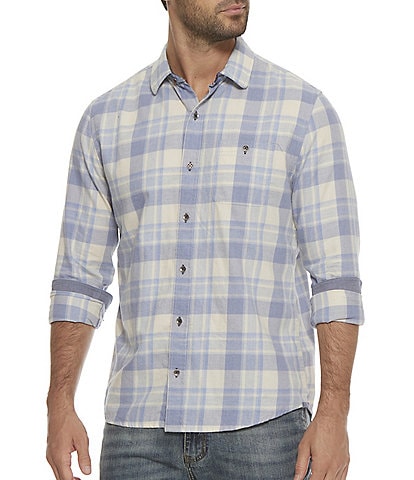 Flag and Anthem Rosedale Plaid Long Sleeve Woven Shirt
