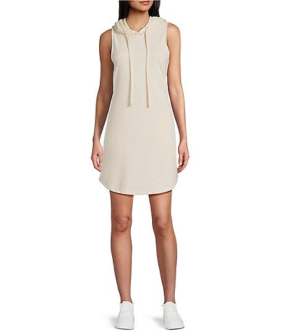 Flag and Anthem Shirley Sleeveless Hooded Mini Dress