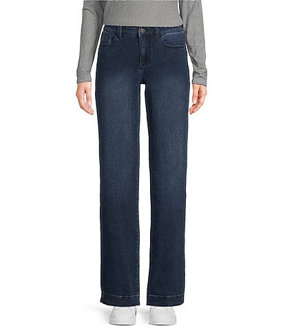 Flag and Anthem Sonora Mid Rise Straight Leg Jeans