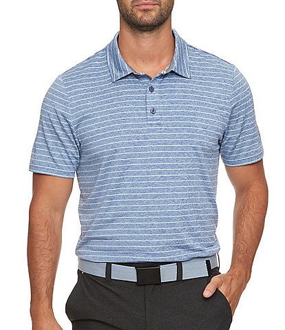 Flag and Anthem Wilmington MadeFlex Performance Short Sleeve Striped Polo Shirt