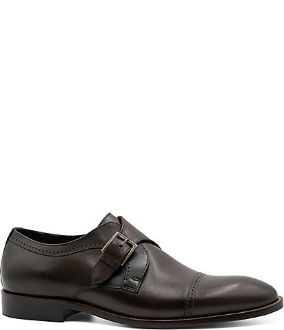 Flag LTD. Men's Harmon CT Leather Monk Strap Oxfords