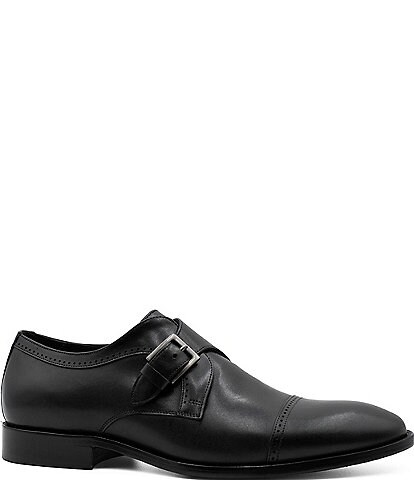 Flag LTD. Men's Harmon CT Leather Monk Strap Oxfords