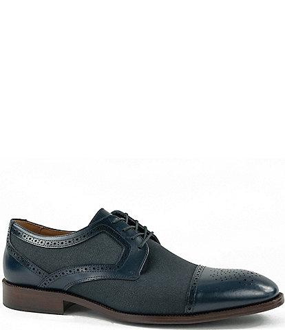 Flag LTD. Men's Harmon Linen Cap Toe Oxfords