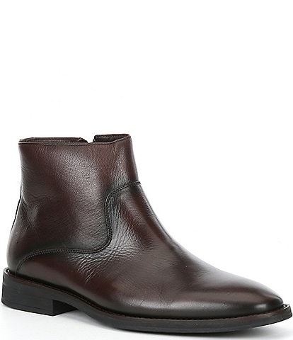 Flag LTD. Men's Monroe Leather Side Zip Dress Boots