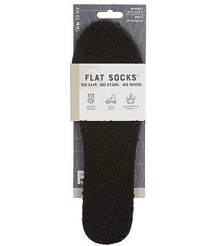 Flat Socks Curly Pile Cushioned Liners