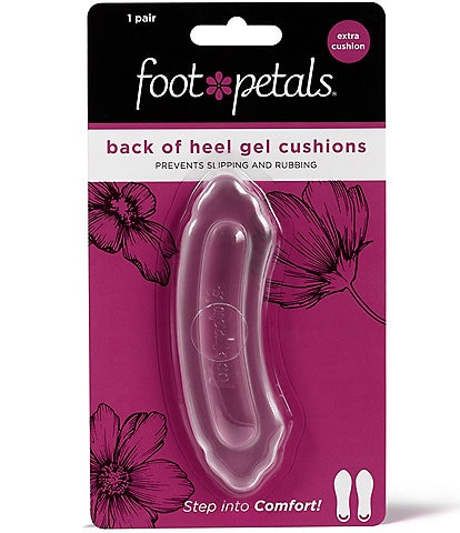 Foot Petals Gel Back of Heel Cushions with Extra Cushion