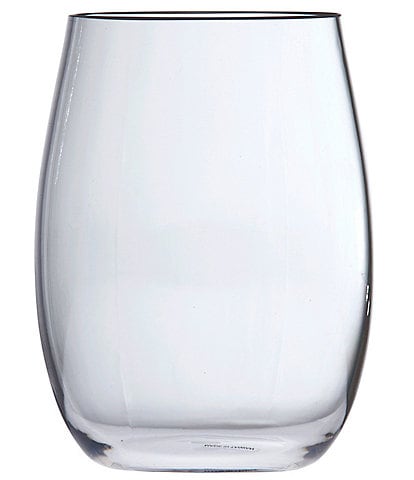 Fortessa Outside Stemless White Wine Glass, Set of 6