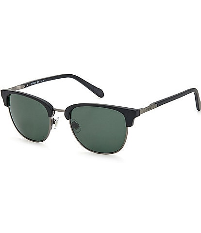 Fossil FOS2113GS 51mm Men's Matte Black Square Sunglasses