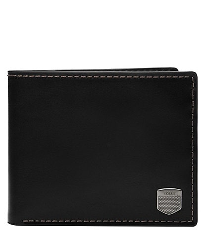 Fossil Hayes Leather Bifold Flip ID Wallet