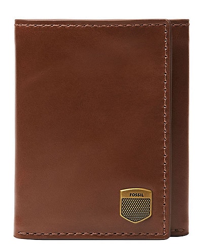 Fossil Hayes Leather Trifold Wallet