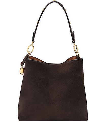 Fossil Jessie Suede Bucket Shoulder Bag