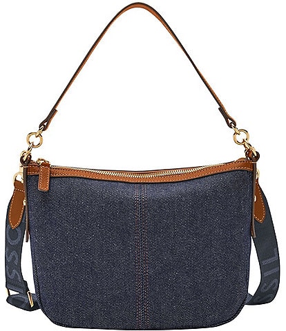 Fossil Jolie Denim Crossbody Shoulder Bag