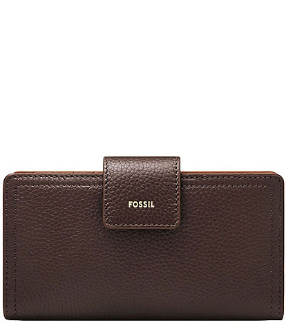 Fossil Logan RFID Leather Tab Bifold Wallet