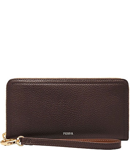 Fossil Logan Zip Around Clutch Wristlet
