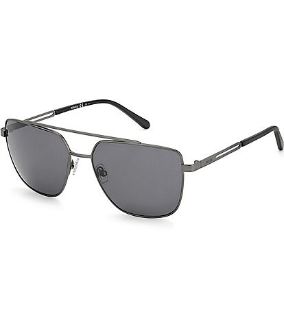 Fossil Men's FOS3129 59mm Square Sunglasses