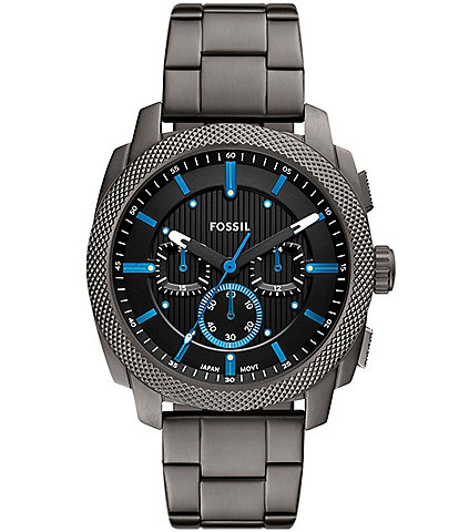 Fossil Men's Machine Quartz Chronograph Stainless Steel Bracelet Watch