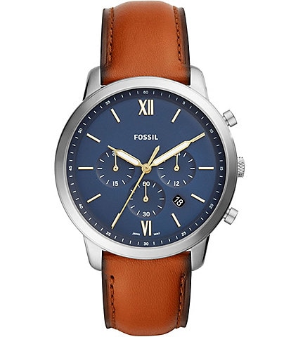 Fossil Men's Neutra Chronograph Leather Strap Watch