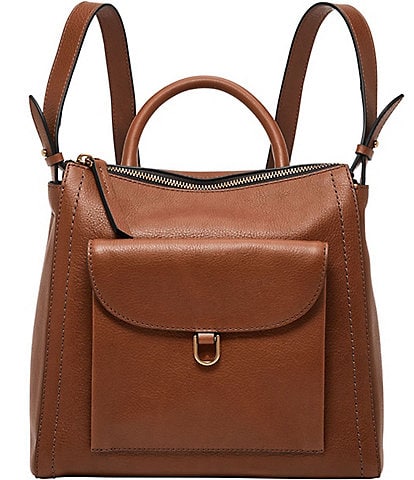 Fossil Parker Leather Mini Backpack