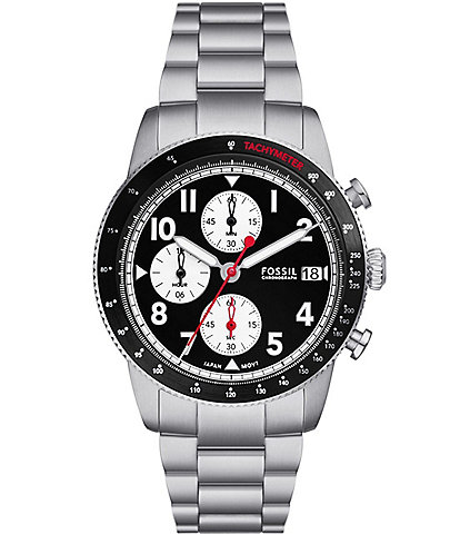 Fossil Men's Tourer Chronograph Stainless Steel Watch
