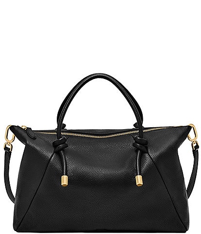 Fossil Willa Leather Satchel Bag