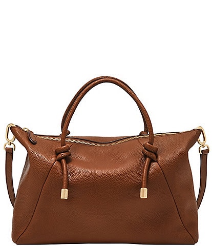 Fossil Willa Leather Satchel Bag