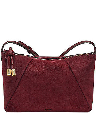 Fossil Willa Small Suede Crossbody Bag