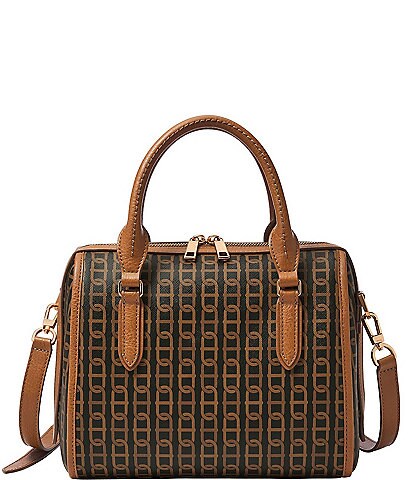 Carlie Leather Satchel Bag