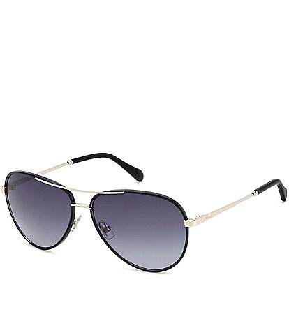 Fossil Women's 2153/G/S 59mm Aviator Sunglasses
