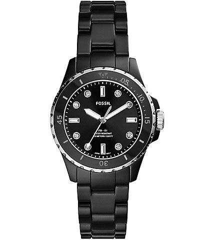 Fossil Women's FB-01 Analog Ceramic Bracelet Watch