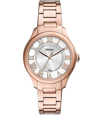 Fossil Women's Gilmore Three-Hand Stainless Steel Bracelet Watch