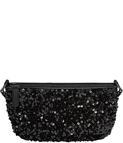 Fossil x Wizard of Oz Jolie Black Sequin Shoulder Bag
