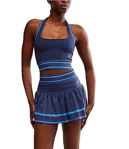 FP Movement Advantage Stretch Texture Halter Neck A-Line 2-Piece Skirt Set