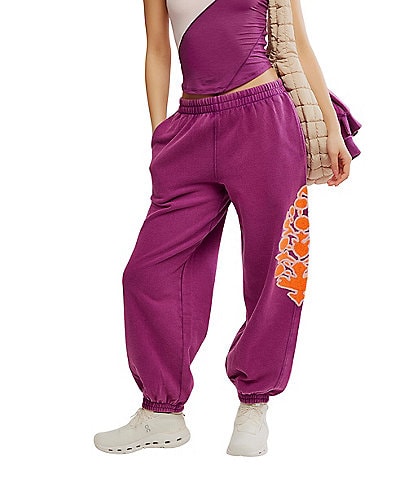 FP Movement All Star Mid Rise Slouchy Oversized Sweatpants