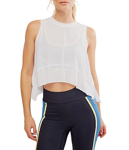 FP Movement Crew Neckline Curved Hem Tempo Tank