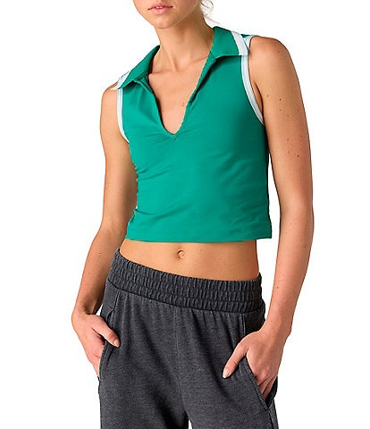 FP Movement Forehand V-Neck Sleeveless Coordinating Polo Top