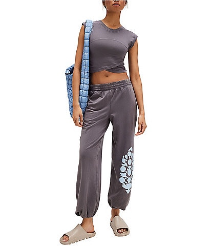 FP Movement Hot Shot Logo Crew Neck Short Sleeve Crossover Hem Set