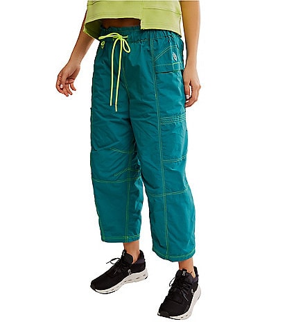 FP Movement In The Wild Paper Bag Waist Water-Resistant Wide Barrel Leg Pants